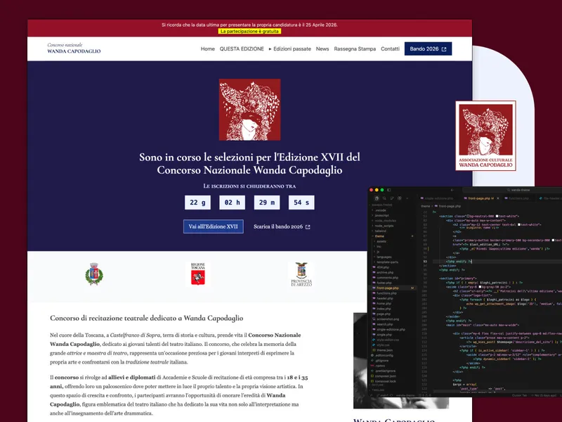 Immagine di anteprima del lavoro Wanda Capodaglio National Competition Website