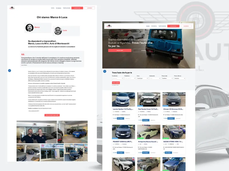 Immagine di anteprima del lavoro Showroom M&L Auto